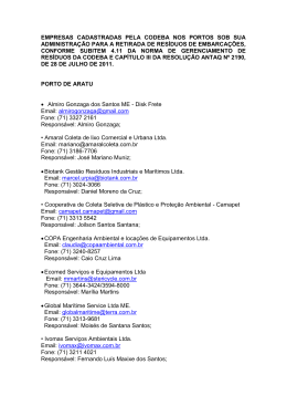 empresas cadastradas pela codeba nos portos sob sua