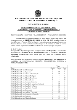 Edital Interno Extra 2015.2