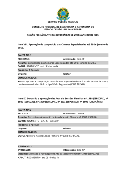 8 - ORDEM DO DIA JANEIRO 2015 - Crea-SP