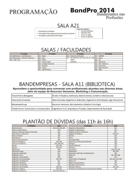 PROGRAMAÇÃO - Teenager | Assessoria Profissional
