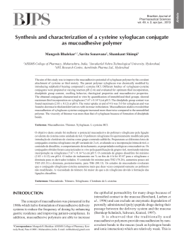 Synthesis and characterization of a cysteine