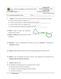 Ficha de trabalho