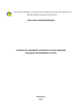 FACULDADE ESTADUAL DE EDUCA&Ccedil;&Atilde;O, CI&Ecirc;NCIAS E