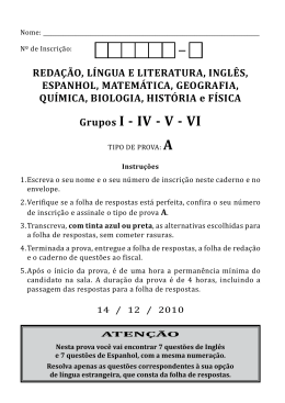 Grupos I - IV - V - VI
