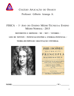 A F&iacute;sica e as medidas