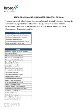 Edital Divulgação Selecionados_Ibero Americanas 2015