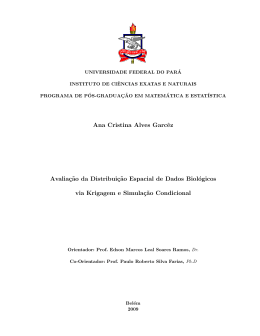 Ana Cristina Alves Garc&ecirc;z Avalia&ccedil;&tilde;ao da Distribui&ccedil;&tilde;ao