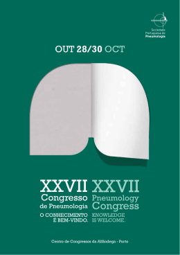 Programa - Sociedade Portuguesa de Pneumologia