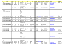 Lista de Endereços das Unidades Descentralizadas ICMBio Página