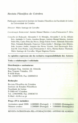 &Iacute;ndice. Cr&oacute;nica. Ficheiro de Revistas. Recens&atilde;o.