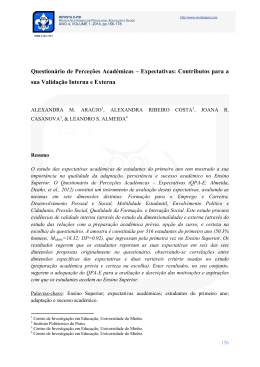 Aceder ao Artigo em PDF - Revista E-Psi