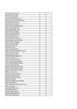 Allan Figueiredo Paizante A Amanda Tavares Cabral A Ana Fl&aacute;via