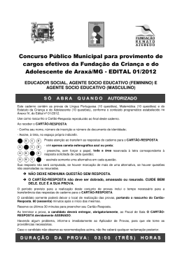 Prova - concurso