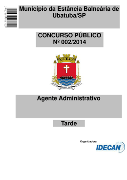 &ndash; Prova e gabarito