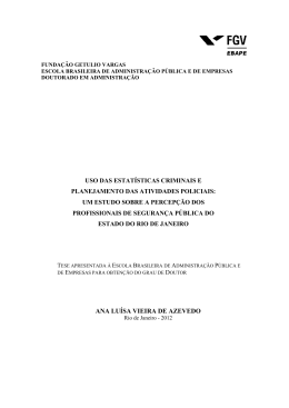 ANA LU&Iacute;SA VIEIRA DE AZEVEDO - Sistema de Bibliotecas FGV