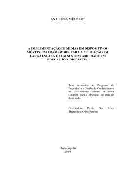Ana Luisa Mulbert - Banco de Teses e Disserta&ccedil;&otilde;es do EGC
