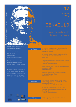 vers&atilde;o completa em PDF - Museu de &Eacute;vora - iMC