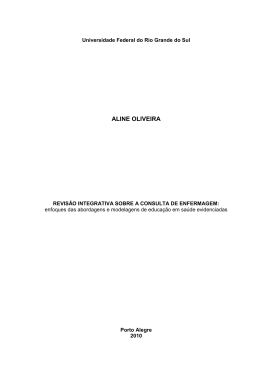 ALINE OLIVEIRA - Reposit&oacute;rio Institucional da UFRGS