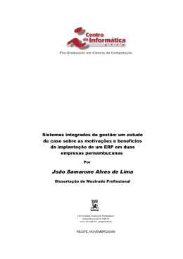 Jo&atilde;o Samarone Alves de Lima - Universidade Federal de