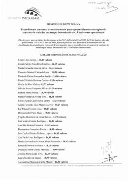 PONTEEl~A - Município de Ponte de Lima