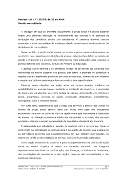 Decreto-Lei n.&ordm; 129/93 de 22 de Abril, alterado pelo Decreto
