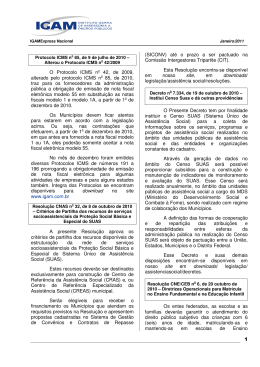 1 O Protocolo ICMS no 42, de 2009, alterado pelo protocolo