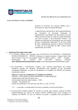 Edital 010/2015 - PMF Guarda - Secretaria Municipal de