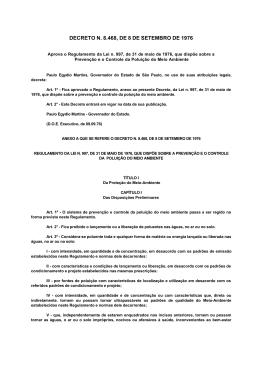 decreto n. 8.468, de 8 de setembro de 1976