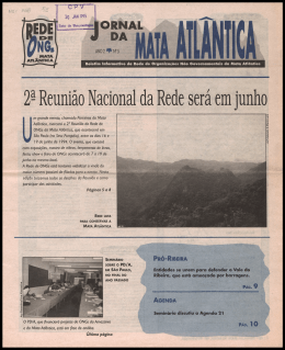 2- Reuni&atilde;o Nacional da Rede ser&aacute; em junho