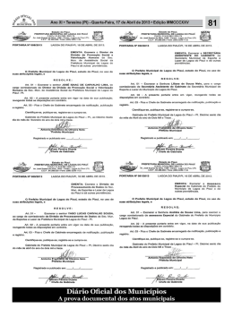 Ano XI &deg; Teresina (PI) - Quarta-Feira, 17 de Abril de 2013 &deg; Edi&ccedil;&atilde;o