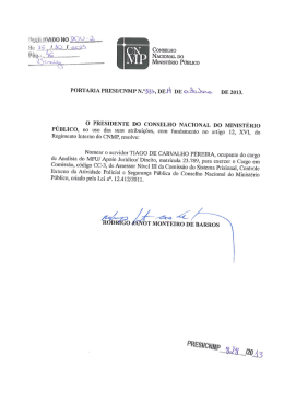 Susi-:emo No QM. ._ - Conselho Nacional do Minist&eacute;rio P&uacute;blico
