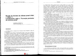Revisão do decênio da reforma penal (1985 - 1995