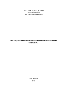 FACULDADE DE PAR&Aacute; DE MINAS Curso de Matem&aacute;tica