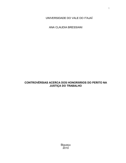 UNIVERSIDADE DO VALE DO ITAJAÍ ANA CLAUDIA