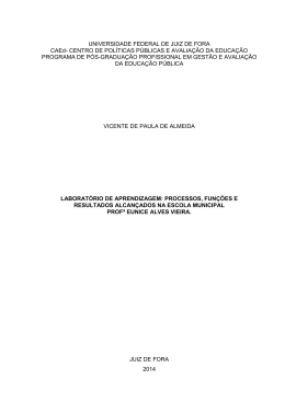 LABORAT&Oacute;RIO DE APRENDIZAGEM