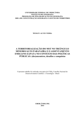 Arquivo em PDF - Dados e textos sobre a Luta pela Terra e a