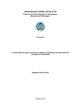 ANEXO I - Programa de P&oacute;s-Gradua&ccedil;&atilde;o em Enfermagem