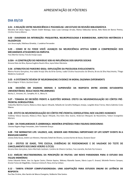 APRESENTA&Ccedil;&Atilde;O DE P&Ocirc;STERES DIA 03/10