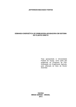 demanda energ&eacute;tica de semeadora-adubadora em - Locus