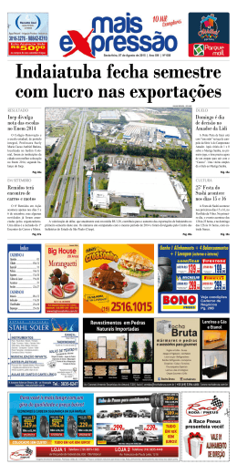 Edi&ccedil;&atilde;o 658 - Jornal Mais Express&atilde;o