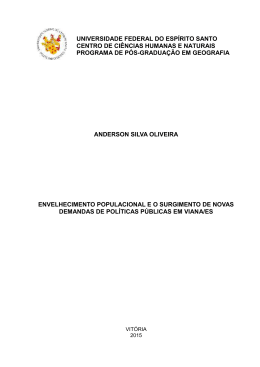 anderson silva oliveira envelhecimento populacional e o surgimento