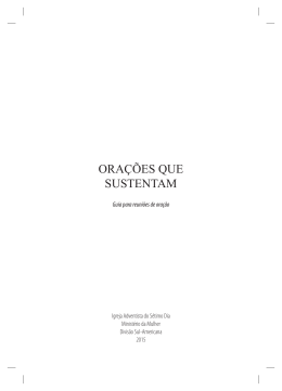 ORA&Ccedil;&Otilde;ES QUE SUSTENTAM