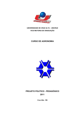 Projeto Pol&iacute;tico Pedag&oacute;gico