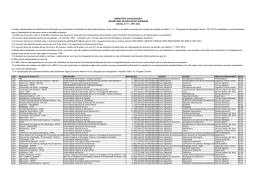 Resultado Provisório do Edital n° 11 PET 2012
