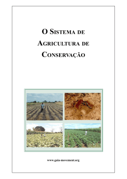 Agricultura de Conservação - The Gaia