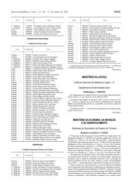 Despacho normativo n.&ordm; 15/2010, de 17 de Junho