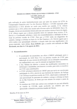 05 e 06.05.2014 – BSB – Memoria de reuniao