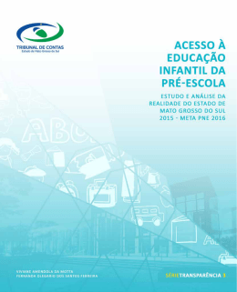 Acesso &agrave; Educa&ccedil;&atilde;o Infantil da Pr&eacute;-escola - TCE