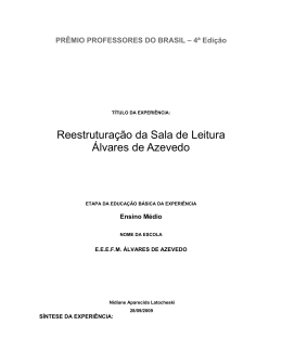 PRÊMIO PROFESSORES DO BRASIL – 4ª Edição