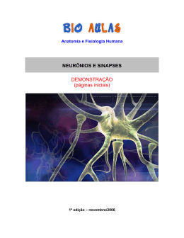 Neurônios e Sinapses